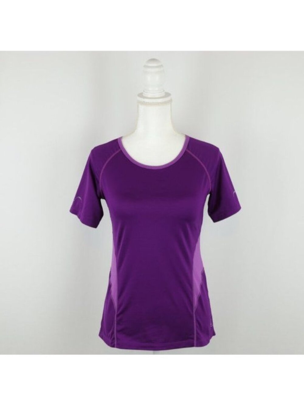 REI Women's Extra Small Purple Scoop Neck Short Sleeve Hiking Activewear Tee